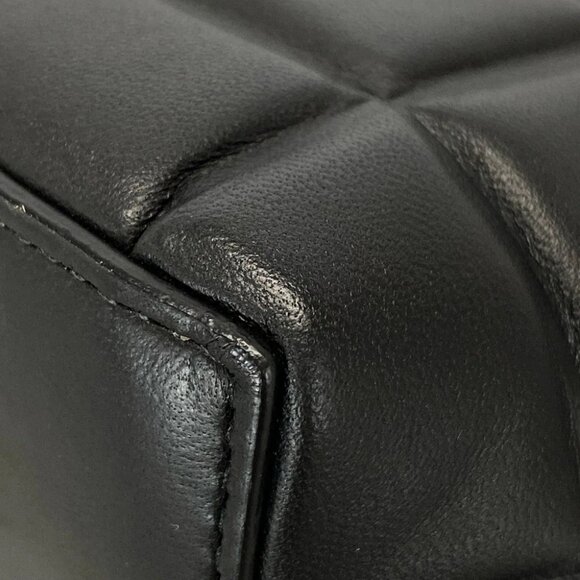 Auth BOTTEGA VENETA Padetto Mini Half Moon - Black Leather - Picture 7 of 14